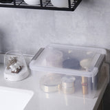 1 x RAW Customer Returns Kerhouze Set of 6 3L Storage Boxes with Lid Storage Plastic Stackable Handle Small Parts Storage Boxes, 23 17 10.5cm - RRP €35.99