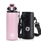 1 x RAW Customer Returns FJbottle drinking bottle stainless steel 1L, 800ml, 600ml, 400ml children BPA-free leak-proof water bottle thermos bottle sports, suitable for carbonated drinks thermos flask - RRP €18.68