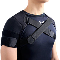 1 x RAW Customer Returns Kuangmi shoulder support shoulder warmer shoulder bandage for joint pain sports injuries, M - RRP €36.79