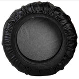 1 x RAW Customer Returns LITTOU KOLOME Universal Fit Spare Wheel Cover, Black 4WD 4x4 4WD 4X4, 17 for Diameter 31 -33  - RRP €19.99