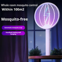 1 x RAW Customer Returns Electric fly swatter mosquito lamp 2 in 1, foldable, standing, wall mounted, 3000 V with USB rechargeable Suitable for home, garden, camping, indoors and outdoors - RRP €15.12