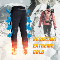 1 x RAW Customer Returns Souke Sports Winter Men s Cycling Pants Long Thermal Outdoor Pants with Fleece Lining - Windproof - Breathable - Water-Repellent Softshell Pants - RRP €45.99