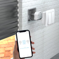 1 x RAW Customer Returns SONOFF DualR3 WiFi roller shutter control relay module, 2-way 2-gang smart switch garage door, with measuring function, 3 working modes, remote control light, shutters, Alexa Google Home Siri Supported - RRP €22.99