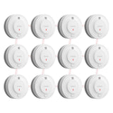 1 x RAW Customer Returns X-Sense networked smoke detector with 10-year battery, fire alarm with mute function, complies with EN 14604 standard, SD19-W, set of 12 - RRP €229.99