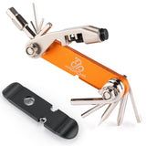 1 x RAW Customer Returns KONG MING CAR Bicycle Multitool - Bicycle Chain Wrench Torx Screwdriver - Bicycle Multitool Kit Compact and Lightweight Repair Tool for Road Bikes and Mountain Bikes Orange  - RRP €14.4