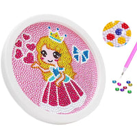 1 x Brand New Konrisa Princess Diamond Painting Set for Girls Age 6 7 8 9 12, Paint by Number Kit with Frame Mosaic Art Diamond Embroidery Set DIY Gifts for Boys and Girls - RRP €19.2