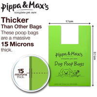 1 x RAW Customer Returns Pippa Max s Robust and Extra Large Dog Poop Bags 500 Pack in Biodegradable Box 15-17 Micron Thickness Odour Neutralising Easy to Open Portable - RRP €21.99