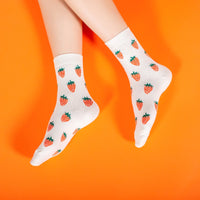 1 x RAW Customer Returns Women s Funny Colorful Socks, Girls Socks, Funny Stockings, Fun Patterned Socks, Crazy Socks, Fashionable Oddsocks, Multicolored, Classic as a Gift, Novelty Sneakers 8 Pairs Fruits 3  - RRP €18.99