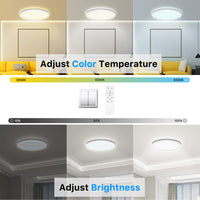 1 x RAW Customer Returns Matane LED Ceiling Light Dimmable RGB, 24W Ceiling Lamp Color Changing with Remote Control, Panel Ceiling Colored 3000K-6500K for Living Room Bedroom Children s Room Kitchen Dining Room Ultra Thin Flat Round 30cm - RRP €33.77