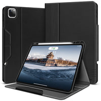 1 x RAW Customer Returns HOLIMET iPad Pro 12.9 Case 2022 6th Generation with Pen Holder, 2022 2021 2020 2018 6 5 4 3rd Generation PU Leather Case TPU Back Cover Protective Case Shockproof, Auto Sleep Wake - Black - RRP €37.9