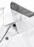 1 x RAW Customer Returns Meilicloth White Shirt Men s Long Sleeve Casual Shirt Business Shirt Traditional Shirt Men s Casual Shirt Formal Classic Shirt Lumberjack Shirt Business Shirts Wedding Party Regular Fit A White M - RRP €26.62