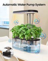 1 x RAW Customer Returns iDOO Hydroponic Growing Systems, Auto-Timer LED Plant Lamp, 10 Pods Smart Garden Indoor Herb Garden Germination Kit, Height Adjustable, Water Shortage Alarm - RRP €99.99