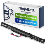 1 x RAW Customer Returns NinjaBatt A41-X550E Battery for Asus X450 X450E X450FJ A450J A450E X550E X550D X550V X550Z X550DP X550ZA X751L X751M F450 F751MA X750JA X750JB X750JN X750LN R751 - High Performance 4 Cells 33Wh  - RRP €26.74