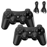 1 x RAW Customer Returns Diswoe Controller for PS-3, 2 Pack Wireless Controller for Play-Station 3 with Dual Shock, Gyro Axis, Bluetooth Controller, Rechargable Remote Gamepad Joystick with 2 Charging Cables - RRP €31.98