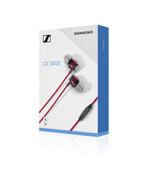 1 x RAW Customer Returns Sennheiser CX 300S In-Ear Headphones with Universal Smart Remote Red - RRP €34.39