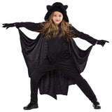 7 x Brand New Halloween carnival children s bat costume, bat cape with cape and gloves, bat costume vampire carnival costumes for 3-13 girls boys M 115-130cm  - RRP €66.92