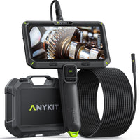 1 x RAW Customer Returns Anykit Endoscope Camera with Light, 6 Inch IPS Screen Dual Lens Endoscope 1080P HD Inspection Camera, Waterproof IP67 Pipe Camera, 6 1 LEDs Snake Camera with 32G TF Card and Tool Case 5M  - RRP €201.67