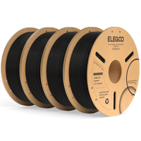 1 x RAW Customer Returns ELEGOO PLA Filament 1.75mm Black 4KG, PLA Plus 3D Printer Filament, Harder and Stronger Filament 3D Printing Materials, Dimensional Accuracy -0.02mm, Compatible with Most FDM Printers 4KG Spool, 8.8lbs  - RRP €58.99