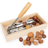 1 x RAW Customer Returns ChromLives Nutcracker Nutcracker Nutcracker Walnuts Nut Cracker Nutcracker Stainless Steel Walnut Cracker Robust Nutcracker Tool for Nuts Pecans, Walnuts Almonds - RRP €28.22