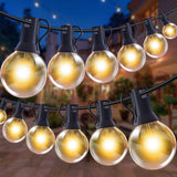 1 x RAW Customer Returns LED fairy lights outside - 30M outdoor fairy lights power 50 2 LED bulbs weatherproof IP44 waterproof balcony fairy lights inside outside fairy lights for patio garden weddings parties 30M 50 2  - RRP €47.89