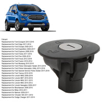 1 x RAW Customer Returns TKSE Fuel Tank Cover, Lockable Fuel Cap, Fuel Plug Cover 8U5A-9C268-B With 2 Keys, Replacement For Ford Expedition Ecosport Edge Explorer Mustang - RRP €18.43