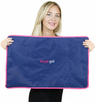 1 x RAW Customer Returns Magic Gel XXL cooling pad 60 x 38 cm - gel mat for the entire upper body - the cooling pad is extra large and reusable - ice pack for regeneration or as a cool bed base - RRP €27.22