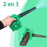 1 x RAW Customer Returns 2 in 1 leaf blower leaf vacuum, 500 W - RRP €34.99