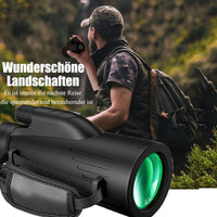 1 x RAW Customer Returns DOCANIO Monocular 12X50 Monocular, 23MM Eyepiece BAK4 High Definition Waterproof Spotting Scope with Smartphone Adapter and Upgraded Tripod for Concerts, Football Games Birdwatching  - RRP €149.89