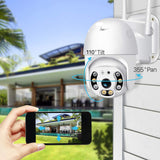 1 x RAW Customer Returns BESDERSEC Outdoor WiFi Surveillance Camera with 64G Card, 3MP IP Waterproof IP66 with Two-Way Audio, 60M Color Night Vision Motion Detection - RRP €63.99