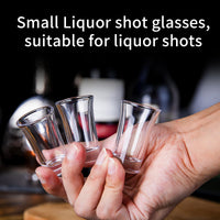 1 x RAW Customer Returns Shot glasses set 0.5 oz-0.66 oz 15 ml-20 ml cocktail holder and shot glass mini 24 pcs. drinks serving board organizer 24 holes with clear crystal glass for liquor shots whiskey brandy vodka rum - RRP €30.24