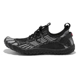 1 x Brand New NORTIV 8 Barefoot Shoes for Men - Water Shoes - Quick Drying - Aquatic Sports Shoes Black Grey, 46 EU - RRP €25.7