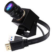 1 x RAW Customer Returns G 4K USB HDMI USB Camera Manual Zoom Webcam Variable Focus PC Camera Mini Lightburn Camera for Computer H.264 Telescope USB Surveillance Camera 8MP USB Camera 2.8-12mm 4X Zoom Lens  - RRP €147.22