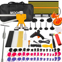 1 x RAW Customer Returns Mookis 92PCS Dent Removal Tool Dent Repair Kit Car Dent Puller Kit, Dent Repair Kit Car with Slide Hammer, Gold Puller, Bridge Puller and Suction Cup for Deep Dent - RRP €90.74