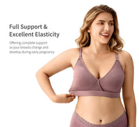 1 x RAW Customer Returns HBselect 2 Pcs Maternity Nursing Bra Seamless Nursing Bra with Additional Bra Extenders Breastfeeding and Sleep Without Wire for Women - RRP €19.15