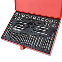 1 x RAW Customer Returns Gunpla 48 pcs. High quality alloy steel thread cutter set professional thread cutting set and die set metric with metal box - RRP €55.98