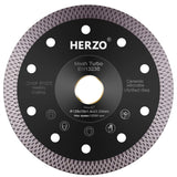 1 x RAW Customer Returns HERZO diamond cutting disc 125 mm for tile disc, cutting disc extra thin, separating and cutting for ceramics, natural stone, tiles marble - RRP €14.81