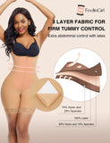 1 x RAW Customer Returns FeelinGirl Body Shaper Women s Full Body Shapewear Tummy Control Shaping Bodysuits with YKK Zipper Butt Lift High Waist with Adjustable Straps 3-Level Compression with Rubber Beige M - RRP €35.5