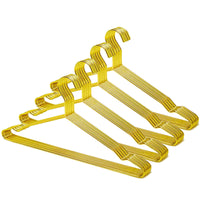 1 x RAW Customer Returns Better Pack of 20 Gold Metal Clothes Hangers 43 cm, Gold Metal Clothes Hangers, Iron Clothes Hangers, Metal Gold Clothes Hangers with Non-Slip Groove for Suit, Shirt, Dress - RRP €29.99