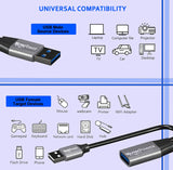 1 x RAW Customer Returns MutecPower 10m USB 3.0 Male to Female Active Extension Cable USB A Repeater Extension with Booster and USB Power Supply - Black 10 Meters - Compatible with Laptop, Hard Drives, Xbox, PS4, VR - RRP €47.7