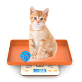 1 x RAW Customer Returns Puppy scale, pet scale for newborn dogs and cats, 15 kg with an accuracy of 1 gram, removable tray - RRP €26.05