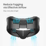 1 x RAW Customer Returns KIWI design V3 Face Cover Kompatibel mit Meta Quest 3 PU Leder Facial Interface - RRP €34.99