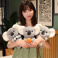 21 x Brand New GLITZFAS Cartoon Stuffed Animal Plush Toy, Realistic Koala Cuddly Toy Plush Toy, Plush Toy for Babies Girls Boys Children with Basketball, 25cm  - RRP €403.2