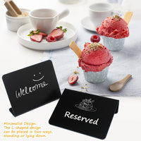 1 x RAW Customer Returns Mini Small Chalkboards Mini Table Chalkboard Set for Food Buffet Tables Bakery Price Tags Food Signs 12 Pieces  - RRP €18.0