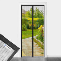 4 x Brand New Fly screen door 150x240cm, design4door fly screen balcony door black, no mosquitoes, healthy life - RRP €101.56