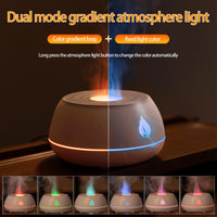 1 x RAW Customer Returns Flame Diffuser, Aroma Diffuser with 7 Colors Flame Effect Light, Humidifier Humidifier Fragrance Diffuser Fragrance Oil Diffuser for Children, Home, Office, Room Fragrance or Yoga - Waterless Automatic Shut-Off - RRP €23.63