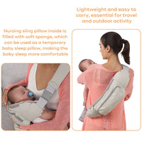 1 x RAW Customer Returns HUIMO Nursing Pillow, Baby Nurse Pillow for Breastfeeding, Ergonomic Baby Feeding Pillow for Mothers, 4-in-1 Way Portable Carry Bag for Walking Shopping Travel - RRP €32.99