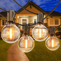 1 x RAW Customer Returns Yeeklab 150FT 45M Outdoor String Lights, Outdoor LED String Lights with 75 2 Plastic G40 Bulbs, IP45 Waterproof Outdoor String Lights for Garden Terrace Bistro - RRP €81.62