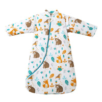 1 x RAW Customer Returns MIKAFEN Winter Sleeping Bag for Kids Baby Sleeping Bag 3.5 Tog Pure Cotton Sleeping Bag Various Sizes from Birth to 4 Years Animal World,75-90cm 6-18 Months  - RRP €29.23