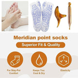 10 x Brand New Reflexology Socks - Reflexology Socks Set, foot reflexology socks with massage tools Reflexology massage acupressure socks - RRP €252.0