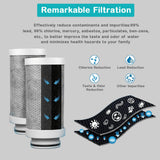 1 x RAW Customer Returns XNTONG - Water Filter System, Tap Water Purifier, Tap Water Filter for Home, Kitchen, Tap Filter Reduces Lead, Chlorine, Sand, Limescale, Heavy Metals and Unpleasant Odors - RRP €25.2